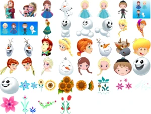 Pack +150 Frozen Arquivos Png Cdr + Estampas Camisetas - Outros