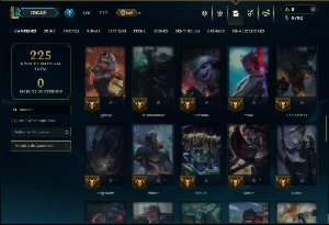 Esmeralda 1 com 75 Champs e 11 Skins - League of Legends LOL