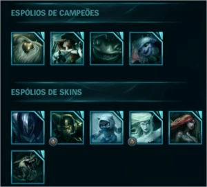 Vendo conta 100 campeões/borda diamante/64 skins/ 11 pagruna - League of Legends LOL