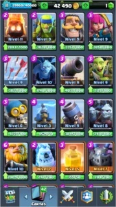 Conta Clash Royale 2 lendárias nível 3