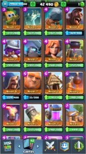 Conta Clash Royale 2 lendárias nível 3