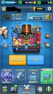 Conta Clash Royale 2 lendárias nível 3