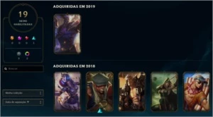 Conta nível 51 - unranked - League of Legends LOL