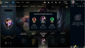 Conta nível 51 - unranked - League of Legends LOL