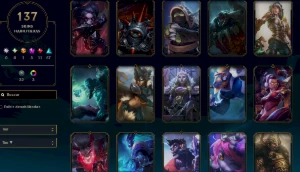 Conta Lol 100% Segura Full Acesso | 137 Skins | Nvl 286 | - League of Legends