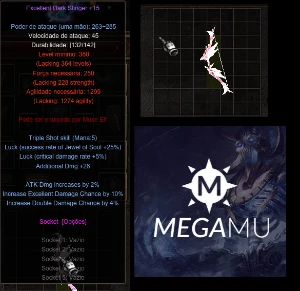 Megamu-Item-ELF-Excllent-Dark-Stinger+15 - MU Online