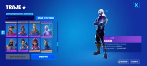 Conta Com Galaxy  E Season 4 Ate Cap 2 E Salve O Mundo Pago - Fortnite