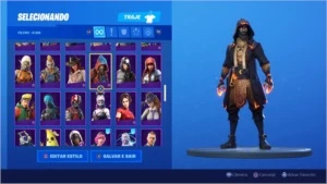 CONTA  SEASON 4 ATÉ 10 FULL,148 SKINS + GALAXY, IKONIK, GLOW - Fortnite
