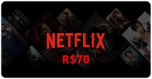 GIFT CARD NETFLIX  R$70 - Gift Cards