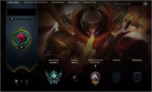 Conta League of Legends Ouro 1 LOL