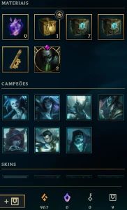 Conta mestre queue gm - ganhando 30pdl - 70%wr - League of Legends LOL