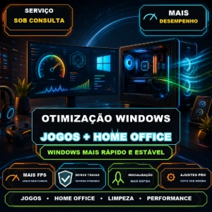 🚀 Otimização Profissional Do Windows Para Jogos E Home Offi - Outros