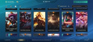 Vendo conta Wild rift com 352 skins ao total e 10 míticas! - League of Legends: Wild Rift LOL WR