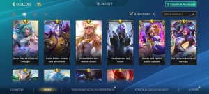 Vendo conta Wild rift com 352 skins ao total e 10 míticas! - League of Legends: Wild Rift LOL WR