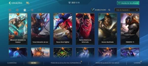 Vendo conta Wild rift com 352 skins ao total e 10 míticas! - League of Legends: Wild Rift LOL WR