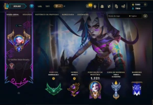 Conta lol NFA esmeralda com skins - League of Legends