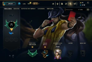 Conta lol NFA esmeralda com skins - League of Legends