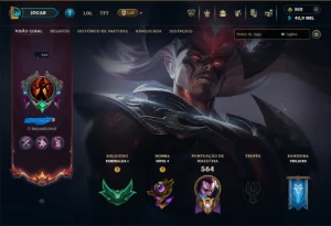 Conta lol NFA esmeralda com skins - League of Legends