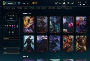 Conta mestre league of legends