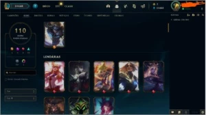 CONTA LOL: 110 SKINS, TODOS OS CAMPEÕES,+INFORMAÇÕES NA DESC - League of Legends