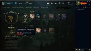 CONTA LOL: 110 SKINS, TODOS OS CAMPEÕES,+INFORMAÇÕES NA DESC - League of Legends