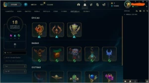 CONTA LOL: 110 SKINS, TODOS OS CAMPEÕES,+INFORMAÇÕES NA DESC - League of Legends