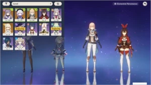 GENSHIN IMPACT KEQING + QIQI + JEAN