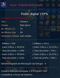 CONTA MID GAME COM ALTERS 6/6 OMEGA5/5 ALPHA 5/5 - LADMO - Digimon Masters Online
