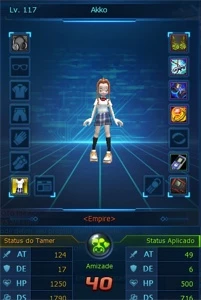 CONTA MID GAME COM ALTERS 6/6 OMEGA5/5 ALPHA 5/5 - LADMO - Digimon Masters Online