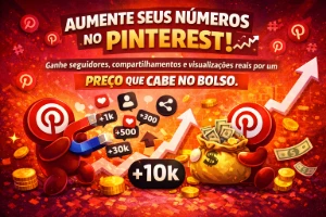 [Menor Preço] Pinterest  1000   Seguidores  - Entrega Rápida - Redes Sociais