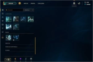 Conta de lol com 141 champs e 56 skins - League of Legends
