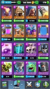 Clash Royale Xp10 - Mudança de Nome - 6 Lendárias