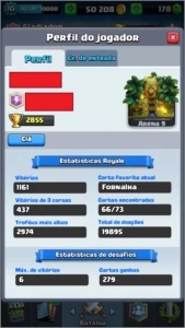 Clash Royale Xp10 - Mudança de Nome - 6 Lendárias
