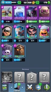 Clash Royale Xp10 - Mudança de Nome - 6 Lendárias