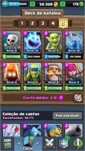 Clash Royale Xp10 - Mudança de Nome - 6 Lendárias