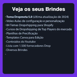 Tema Dropmeta Versão 5.0 (2024) para Shopify - Outros