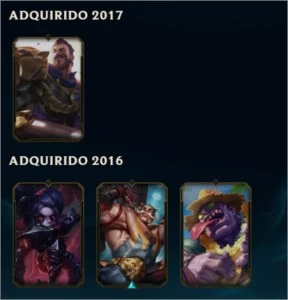 Conta League of legends Gold V LOL