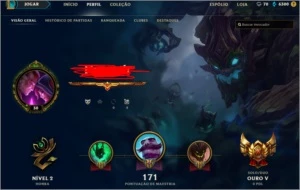 Conta League of legends Gold V LOL