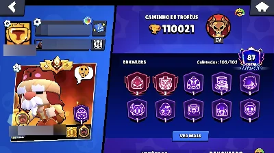 Conta Brawl Stars - 110K Troféus