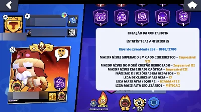 Conta Brawl Stars - 110K Troféus
