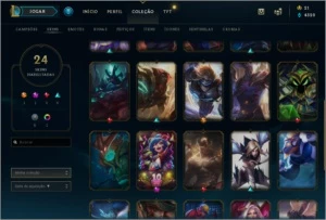 Conta League of Legends barata e com várias skins LOL