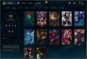 Conta League of Legends barata e com várias skins LOL