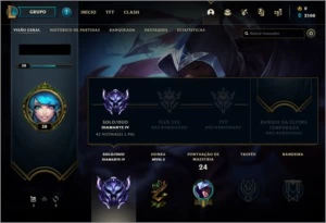 CONTA D4 60% WR BOM MMR - League of Legends LOL