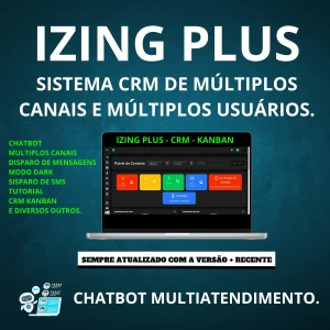 Sistema CRM Para Múltiplos Canais - Izing Plus - Outros