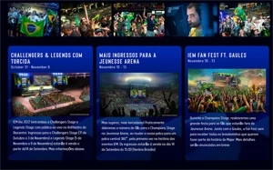 2 Ingressos Major Rio 2022 - Arena Champions Jeunesse Arena - Counter Strike CS