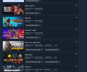 Conta da steam com 28 jogos - Outros