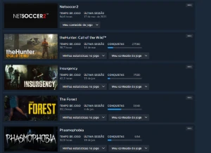 Conta da steam com 28 jogos - Outros