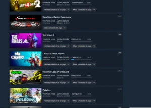 Conta da steam com 28 jogos - Outros