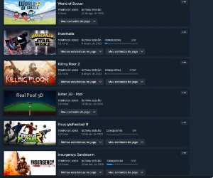 Conta da steam com 28 jogos - Outros