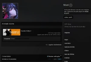 Conta CS2  Level 19 Gamers Club